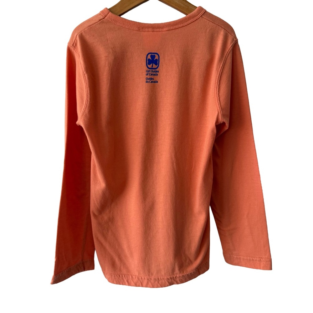 Girl Guides of Canada Brownies Orange Kids Long Sleeve Shirt Small - Picture 2 of 6